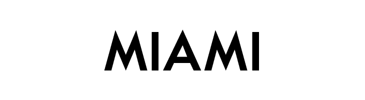MIAMI OPTISallyMae-Medium Font