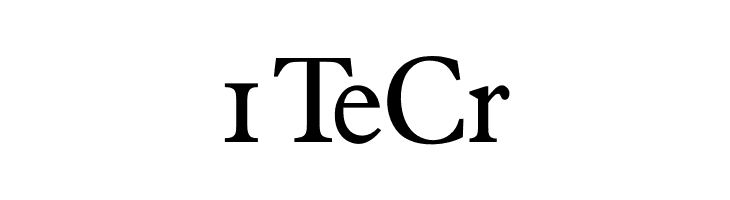 1TeCr OPTIPlanet Font