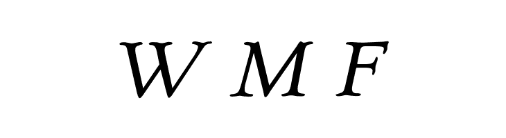 OPTIQuezonBook-Italic  Free Fonts Download