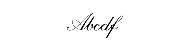 Abcdf RespighiOpti-Script Font