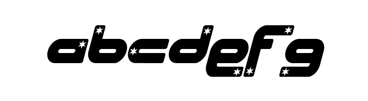 Beach House Stars Italic  Free Fonts Download