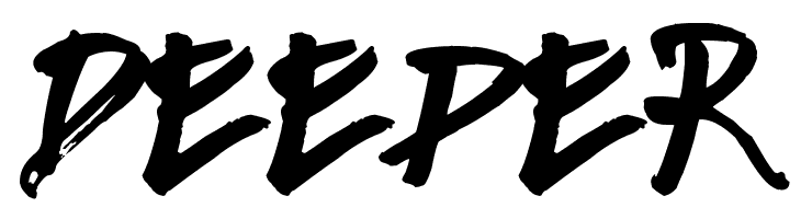 deeper Brushed Traveler Font