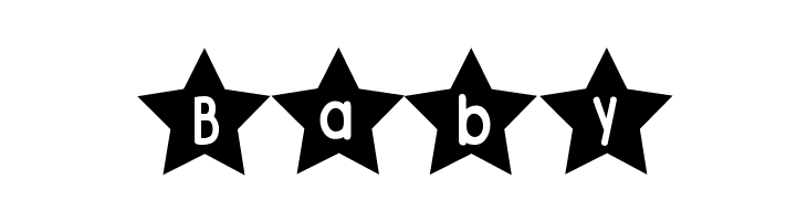 DJB Shape Up Stars  Free Fonts Download