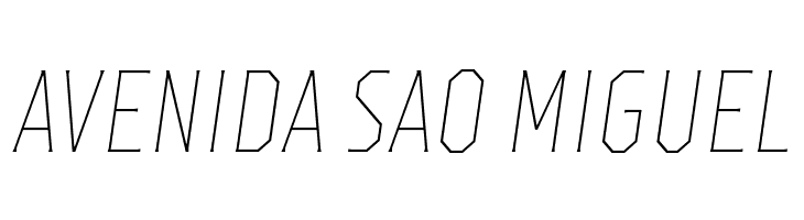 TTOctasThinItalic-DEMO  Free Fonts Download