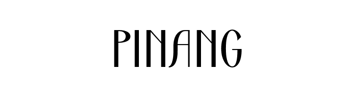 PINANG Ardeco Font