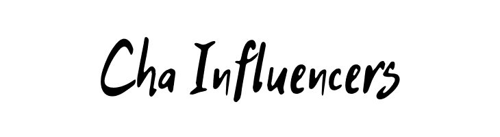 Cha%2BInfluencers HitchHike Font