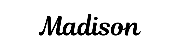 Madison Magnolia-Script Font