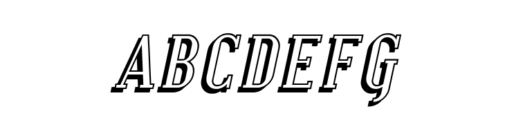 Covington SC Shadow Italic  Free Fonts Download