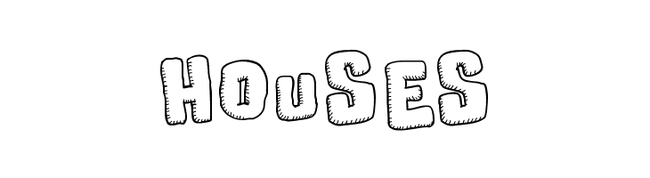 HOUSES Christmas Cookies Font