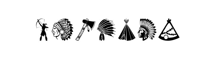 Native American Indians  Free Fonts Download