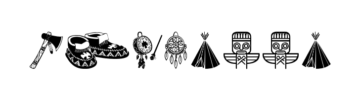 Native American Indians  Free Fonts Download