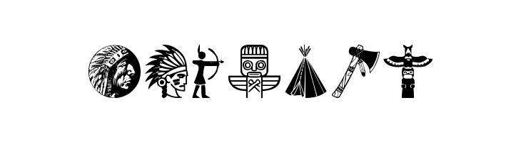 Native American Indians  Free Fonts Download