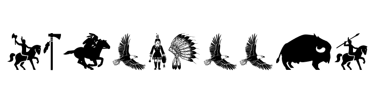 Native American Indians  Free Fonts Download