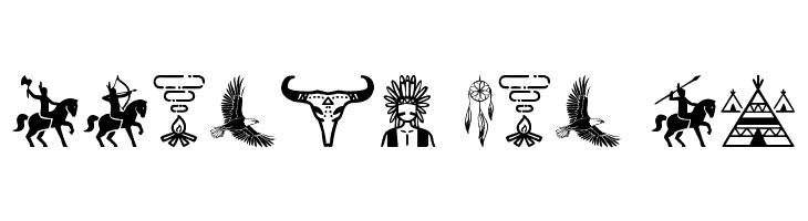 Native American Indians  Free Fonts Download