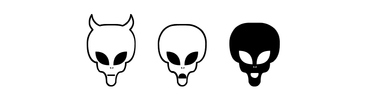 Aliens Bats St  Free Fonts Download