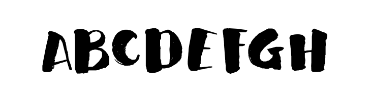 ABCDEFGH DKGardenBed Font