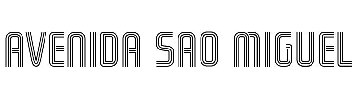 WOX-Striped Triple Demo  Free Fonts Download