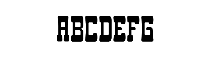 Goma Western  Free Fonts Download