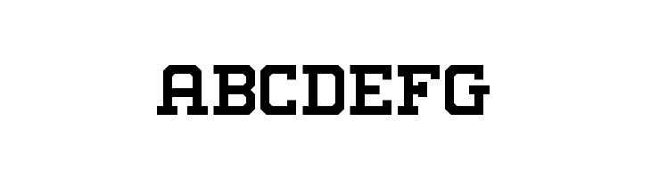 Abstract Slab Regular  Free Fonts Download