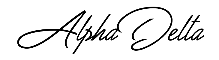 AlphaDelta Great Day Personal Use Font