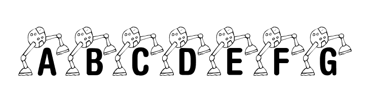 KR Lil' Mike's Robot  Free Fonts Download