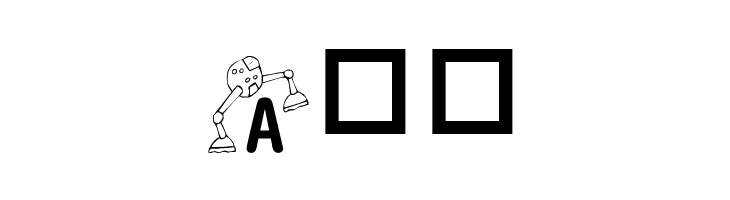 KR Lil' Mike's Robot  Free Fonts Download