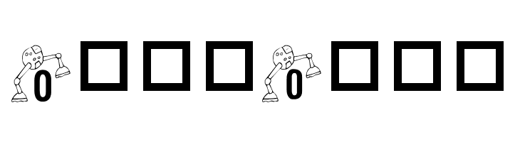 KR Lil' Mike's Robot  Free Fonts Download
