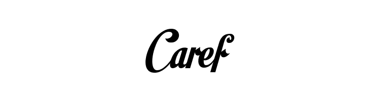 Caref Motion Picture Personal Use Font