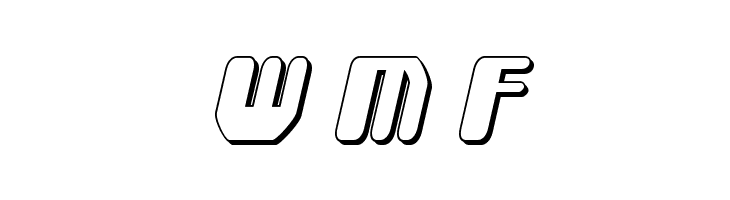 Force Majeure 3D Italic  Free Fonts Download