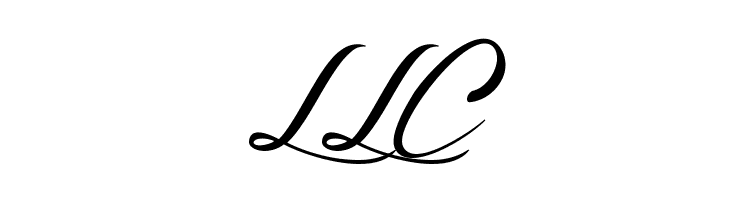 LLC Casablanca Noir Personal Use Regular Font