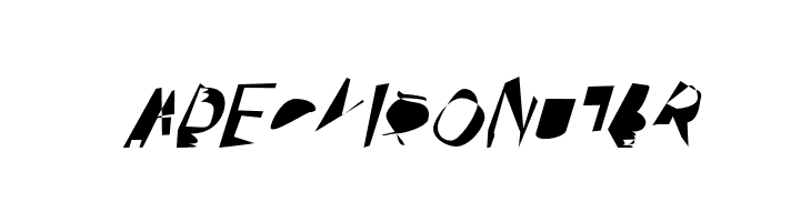 Broken SuperOblique  Free Fonts Download