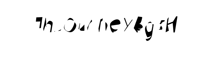 Broken Scanner Oblique  Free Fonts Download