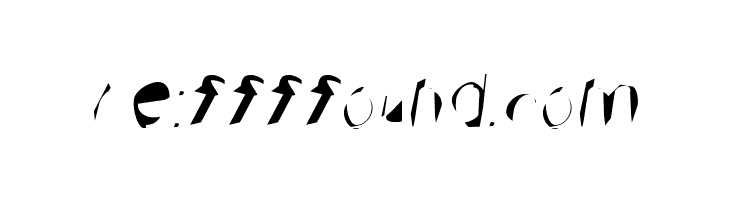 Broken Scanner Oblique  Free Fonts Download
