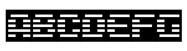 D3 DigiBitMapism type C  Free Fonts Download