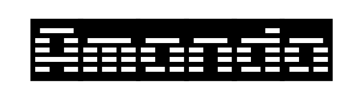 D3 DigiBitMapism type C  Free Fonts Download