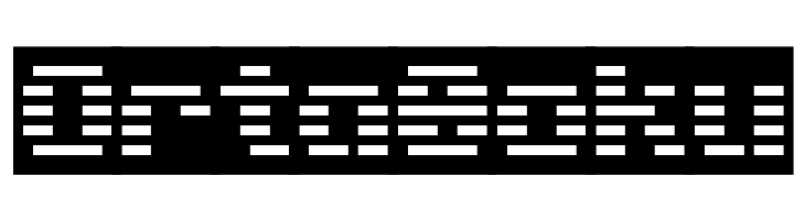 D3 DigiBitMapism type C  Free Fonts Download