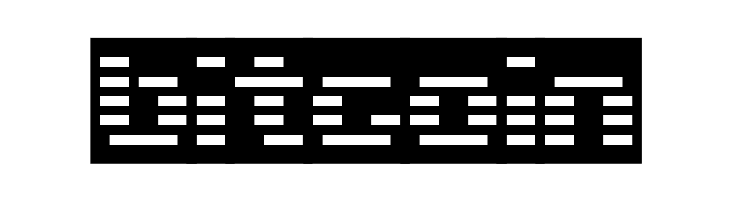 D3 DigiBitMapism type C  Free Fonts Download