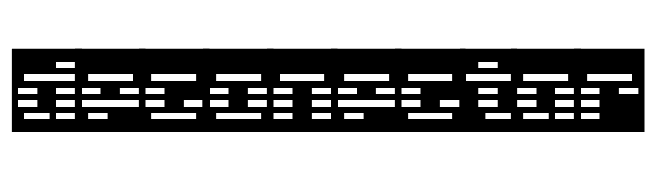 D3 DigiBitMapism type C  Free Fonts Download