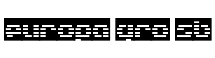D3 DigiBitMapism type C  Free Fonts Download