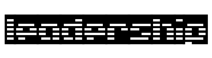 D3 DigiBitMapism type C  Free Fonts Download