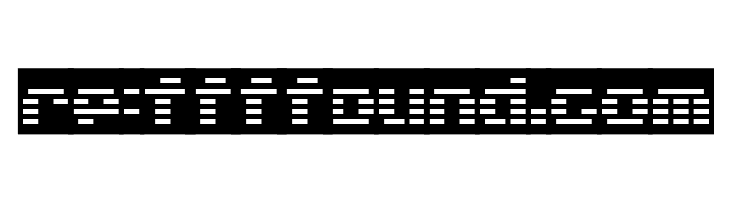 D3 DigiBitMapism type C  Free Fonts Download