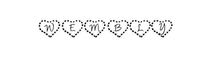 KR Heart of Flowers  Free Fonts Download