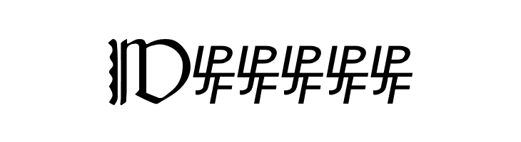 Bridgnorth Capitals  Free Fonts Download