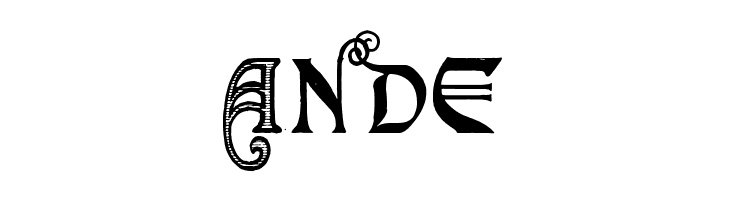 art nouveau by Marta van Eck  Free Fonts Download