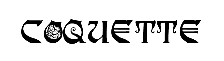 art nouveau by Marta van Eck  Free Fonts Download