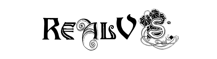 art nouveau by Marta van Eck  Free Fonts Download