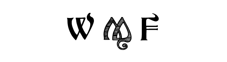art nouveau by Marta van Eck  Free Fonts Download