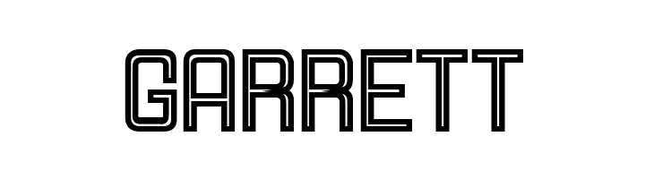 HallandaleSquareInline JL  Free Fonts Download