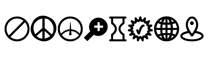 Icons South St  Free Fonts Download