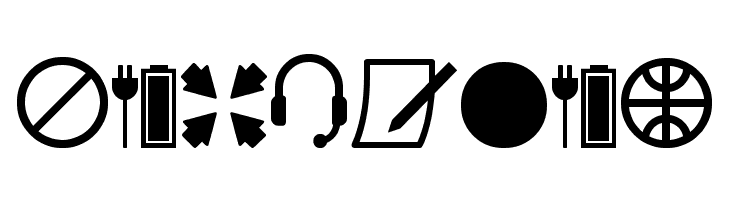 Icons South St  Free Fonts Download